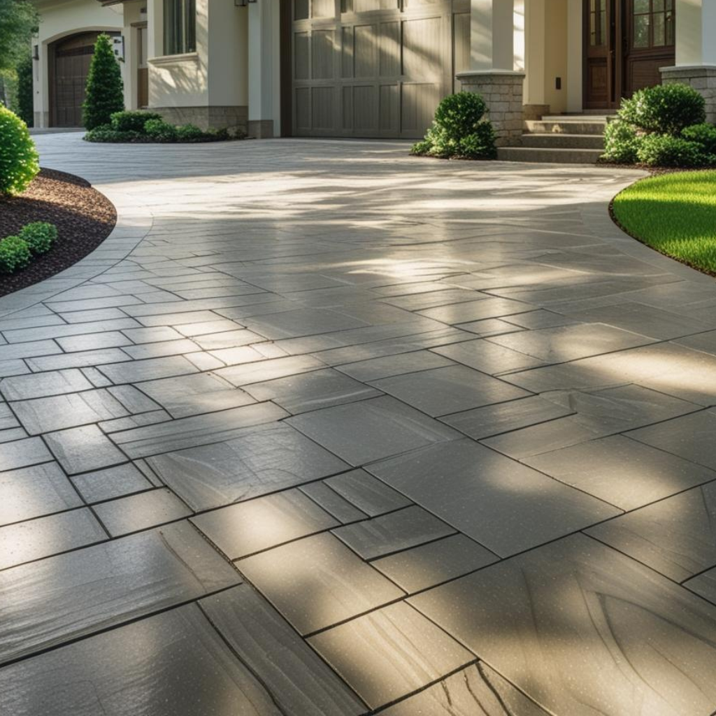 Expert Imprinted Concrete Driveway in Bebington